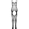 Passion - Bodystocking Eco Collection Eco Bs004 Blanc